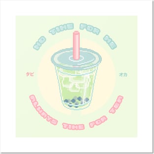 Matcha Milk Tea Posters and Art